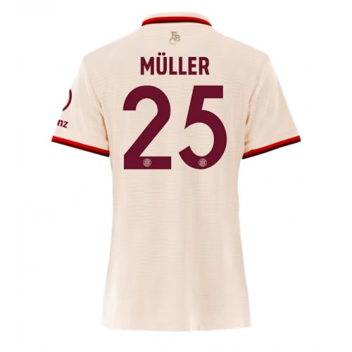 Fotballdrakt Dame Bayern Munich Thomas Muller #25 Tredjedrakt 2024-25 Kortermet